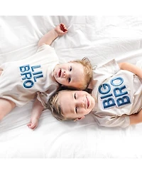 Sweet Wink Baby Boys Bro Embroidered Patch Short Sleeve T-Shirt