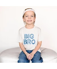 Sweet Wink Little Boys Big Bro Embroidered Patch Short Sleeve T-Shirt