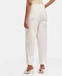 I.n.c. International Concepts Women's Studded Tapered Pants, Macy's Exclusive