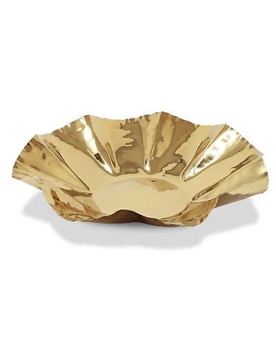 Classic Touch Crushed Platter, 16.5"