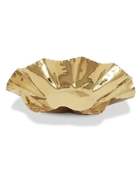 Classic Touch Crushed Platter, 16.5"