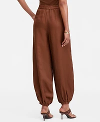 I.n.c. International Concepts Women's Linen-Blend Pull-On Bubble Pants, Macy's Exclusive