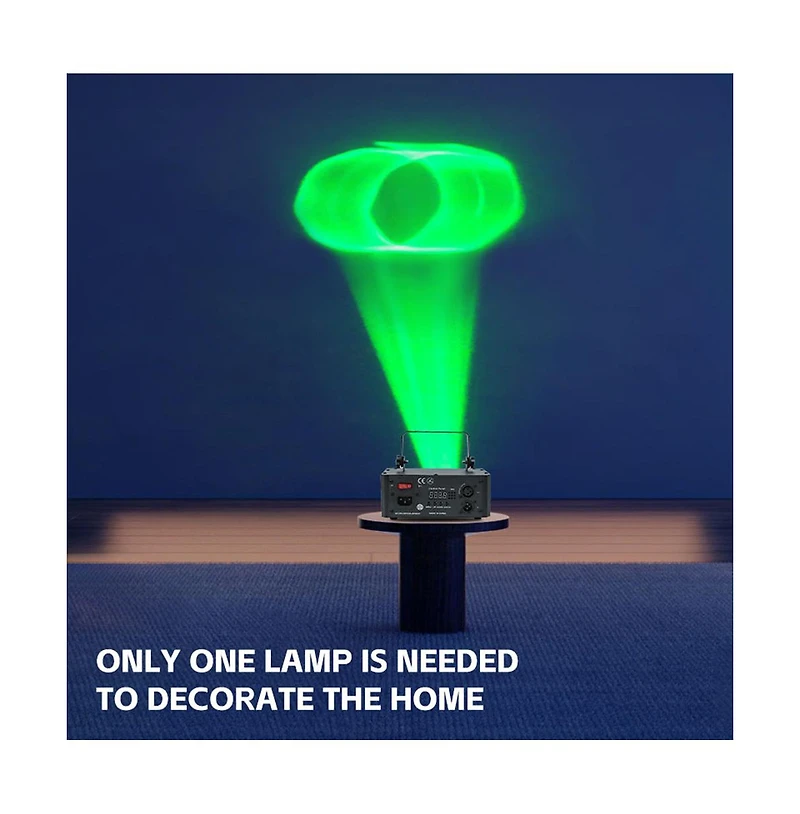 Artudatech 6-Effect Rgb Laser Stage Light with 5D Pulsed Illusion