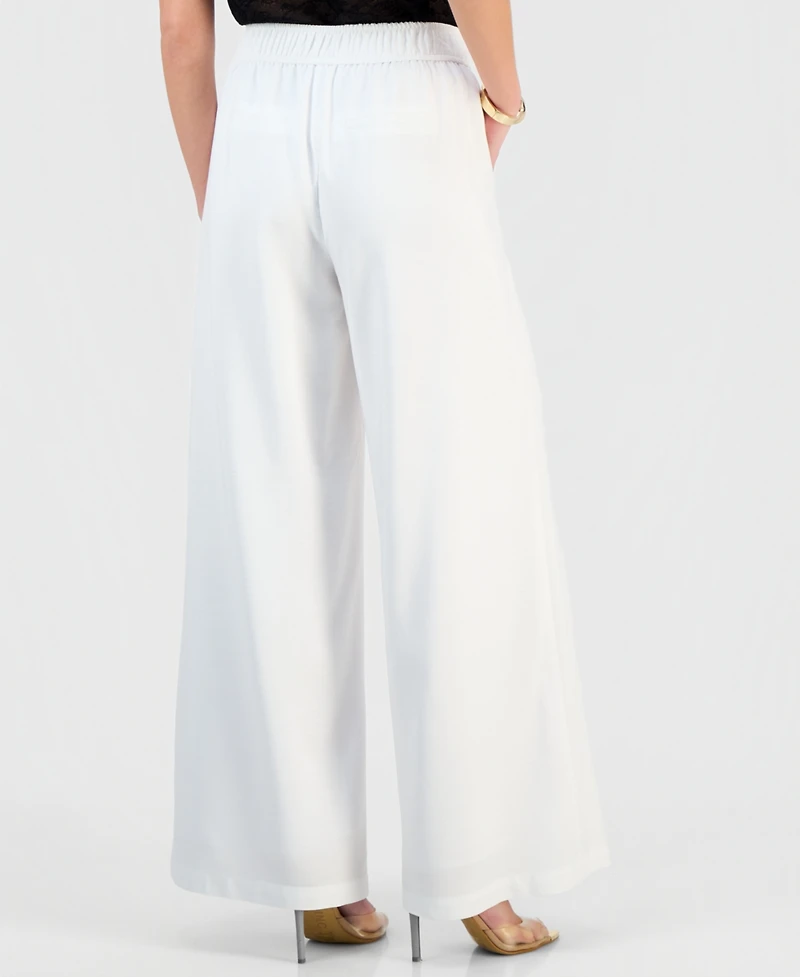 I.n.c. International Concepts Petite Pleated Pull-On Wide-Leg Pants, Macy's Exclusive