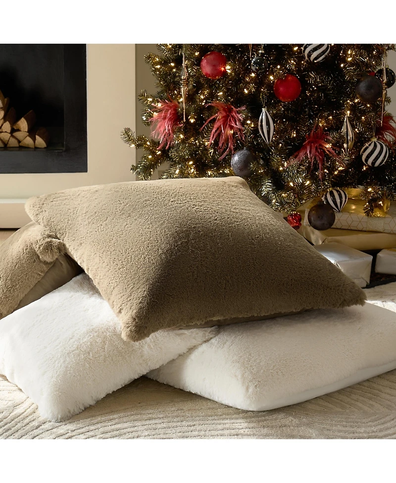 Z Gallerie Shay Faux Fur Floor Pillow 30"