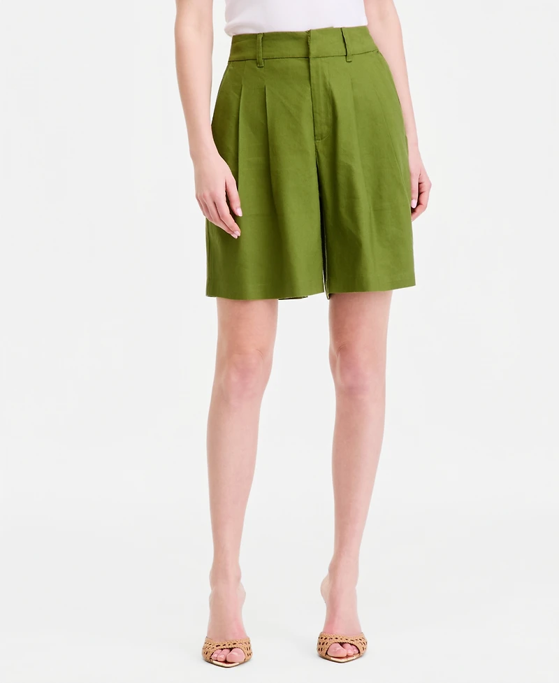 I.n.c. International Concepts Women's High-Rise Bermuda Shorts, Exclusively at Macy's