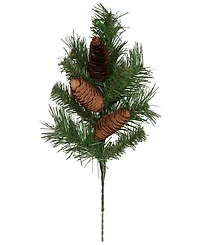 Northlight Dakota Pine Artificial Christmas Craft Spray With Pine Cones, 15"