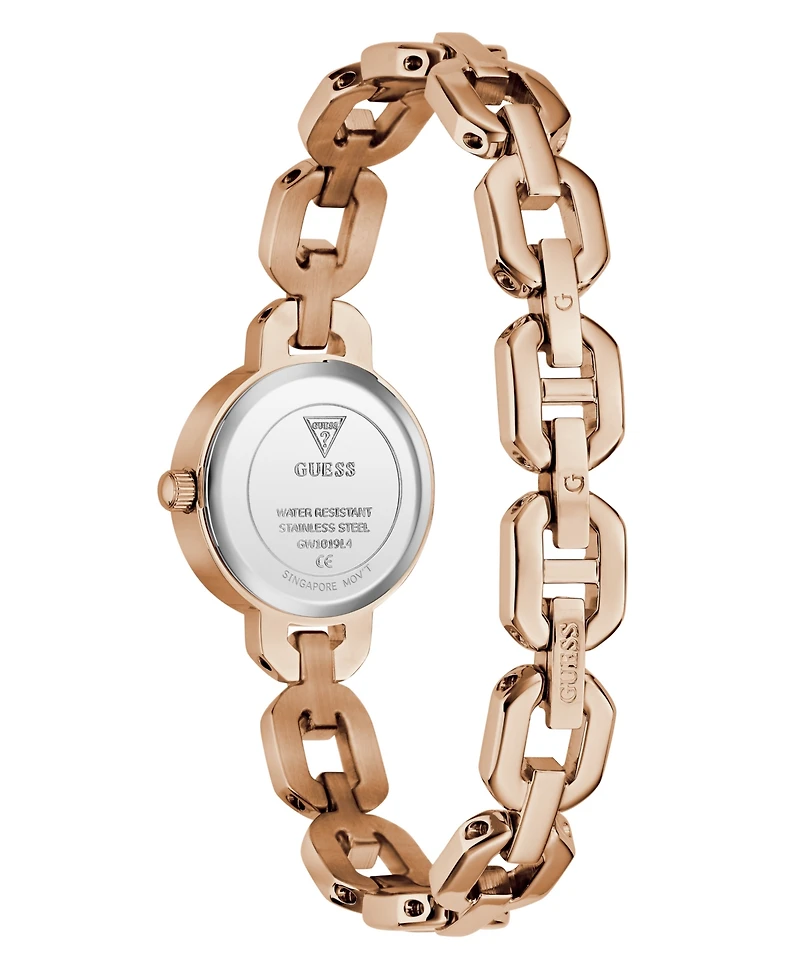 Guess Women's Rose Gold-Tone Stainless Steel Watch, 23mm