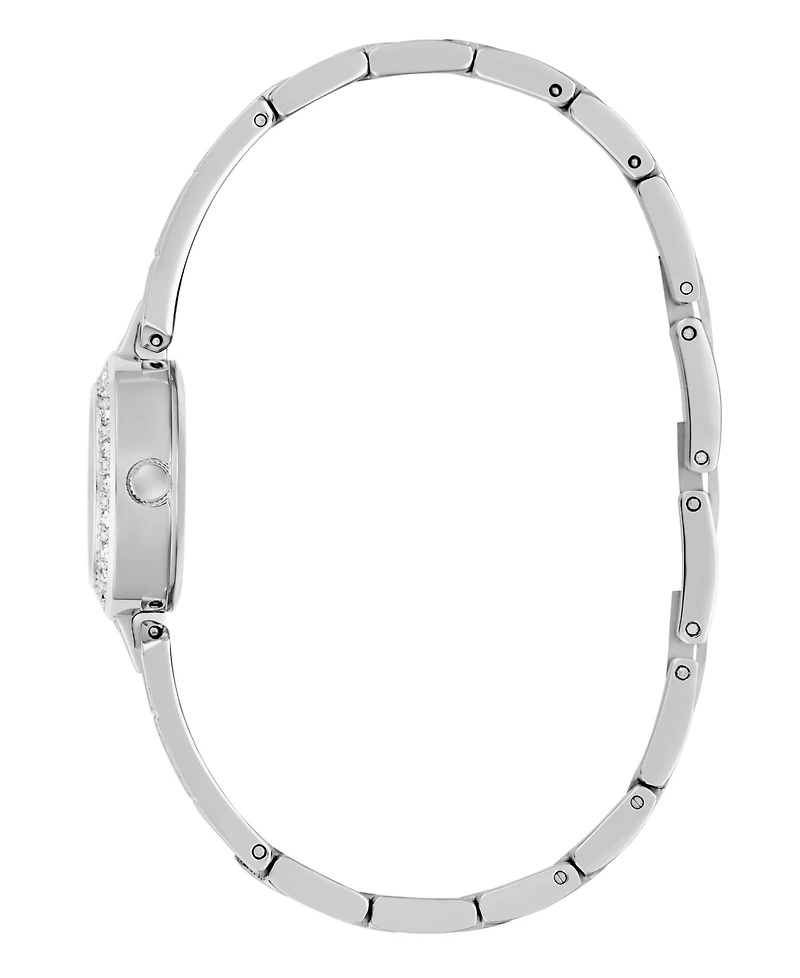 Guess Women's Silver-Tone Stainless Steel Watch, 23mm