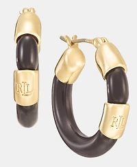 Lauren Ralph Lauren Small Color Inlay Hoop Earrings