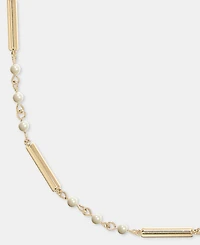 Lauren Ralph Lauren Imitation Pearl & Bar 20" Strand Necklace