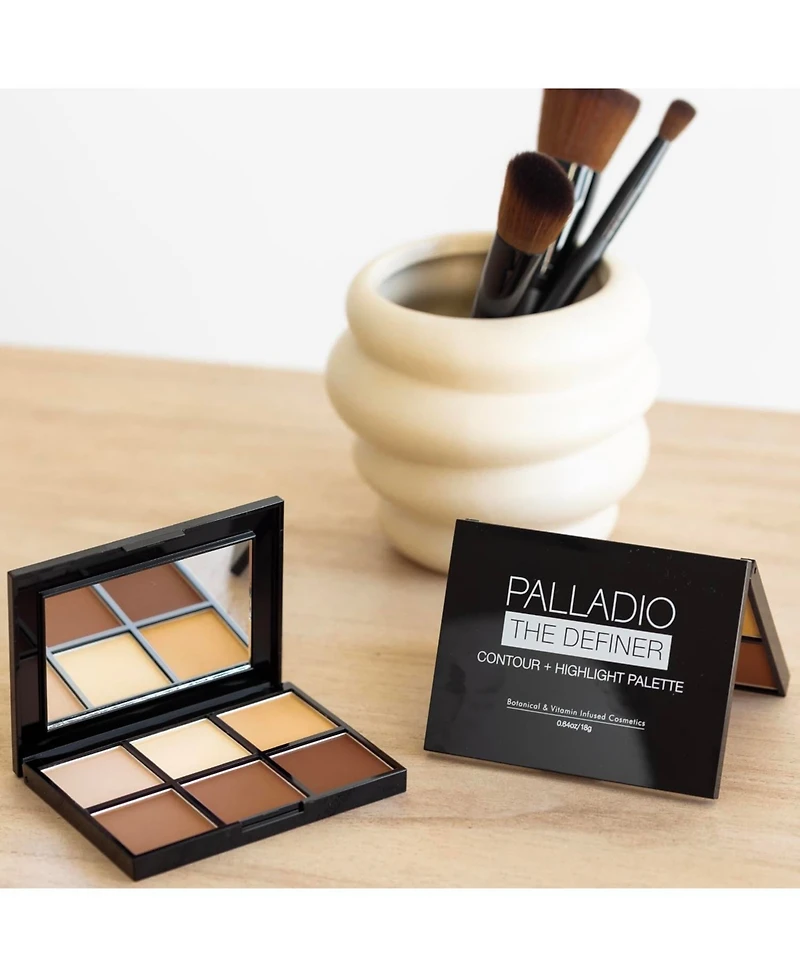 Palladio Definer Contour + Highlight Palette, Luminous