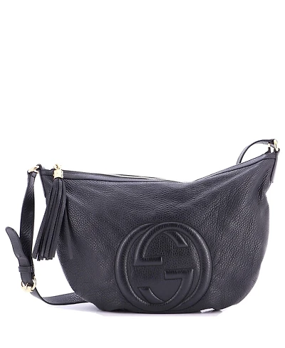 Pre-Owned Gucci Medium Soho Messenger Bag Leather