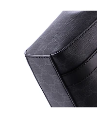 Pre-Owned Gucci Mini Convertible Web Open Tote Gg Coated Canvas