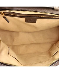 Pre-Owned Gucci Small Ophidia Zip Around Camera Bag Gg Coated Canvas