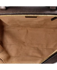 Pre-Owned Gucci Small Ophidia Zip Around Camera Bag Gg Coated Canvas