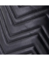 Pre-Owned Gucci Gg Marmont Portfolio Clutch Matelasse Leather