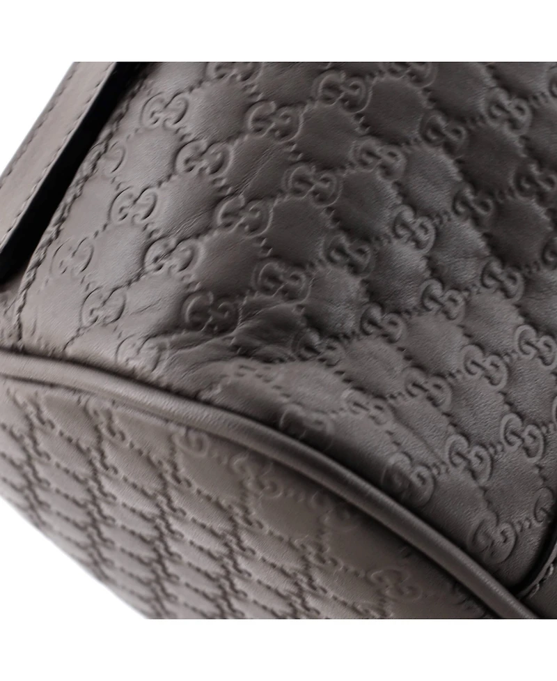 Pre-Owned Gucci Mini Convertible Dome Satchel Microguccissima Leather