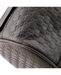 Pre-Owned Gucci Mini Convertible Dome Satchel Microguccissima Leather