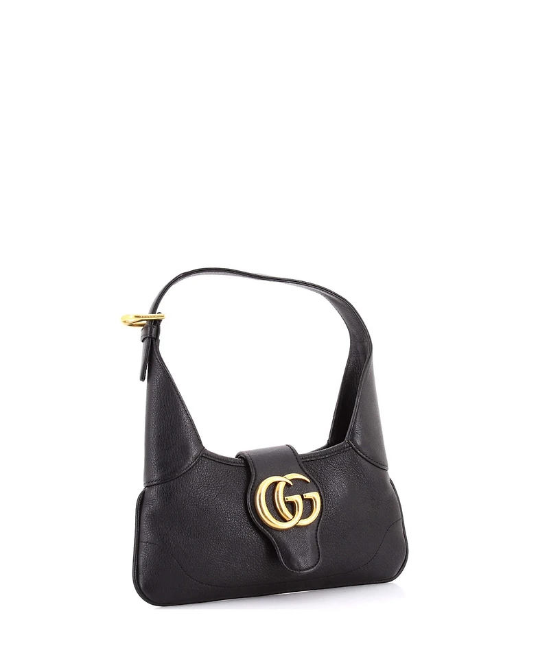 Pre-Owned Gucci Small Monochrome Aphrodite Shoulder Bag Leather