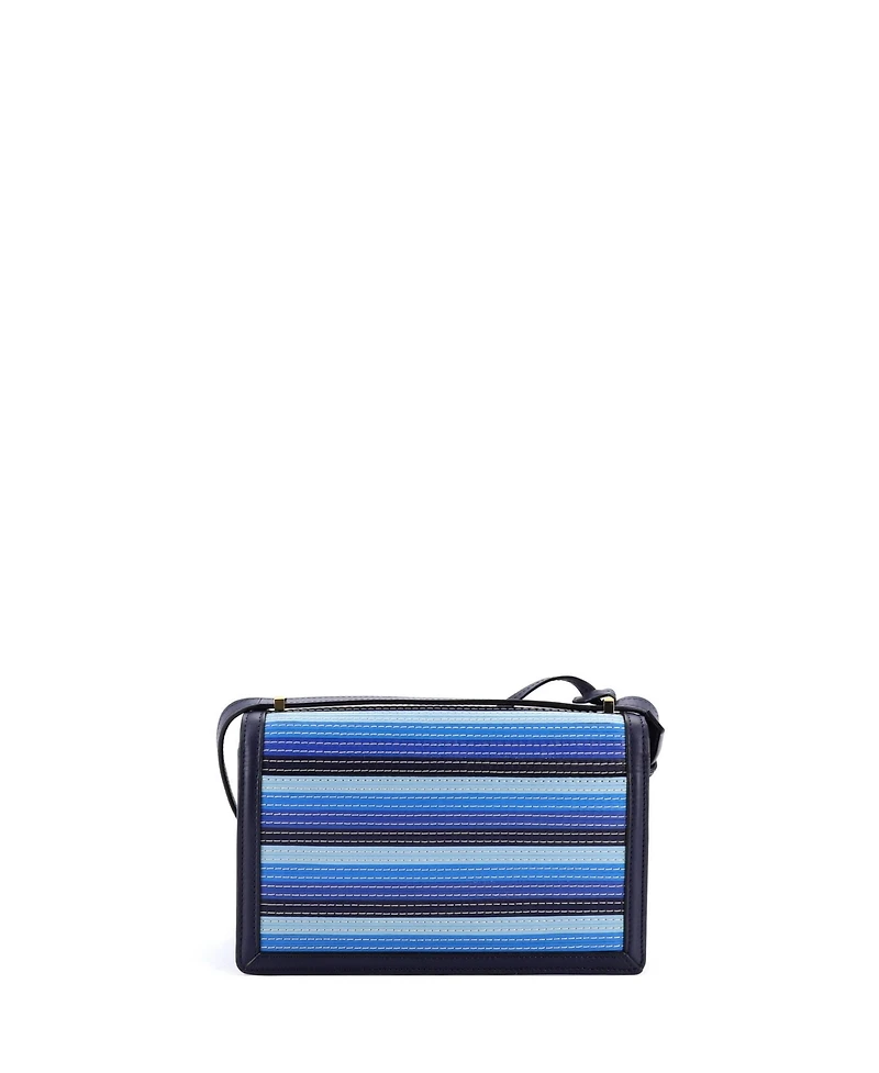 Pre-Owned Loewe Medium Barcelona Shoulder Bag Stitched Leather