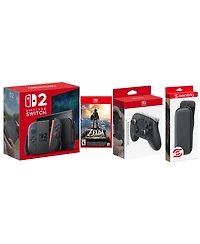 Nintendo Switch 2 Console with Zelda Breath of the Wild, Pro Controller and Protective Case Bundle