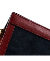 Pre-Owned Gucci Small Ophidia Chain Shoulder Bag Suede