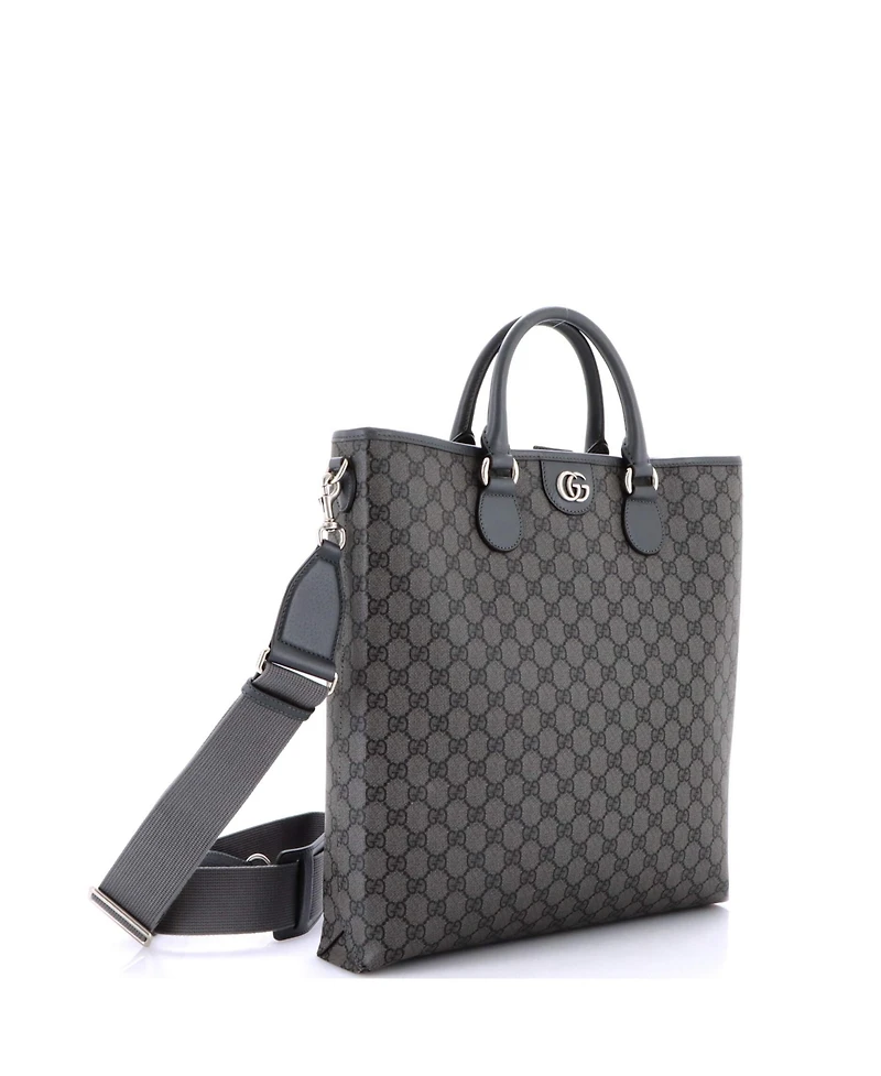 Pre-Owned Gucci Medium Ophidia Convertible Tote Gg Coated Canvas