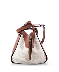 Pre-Owned Loewe Small Hammock Bag Leather and Anagram Jacquard