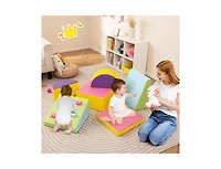 Hongge 6 Piece Foam Climbing Blocks with Hook and Loop Fasteners