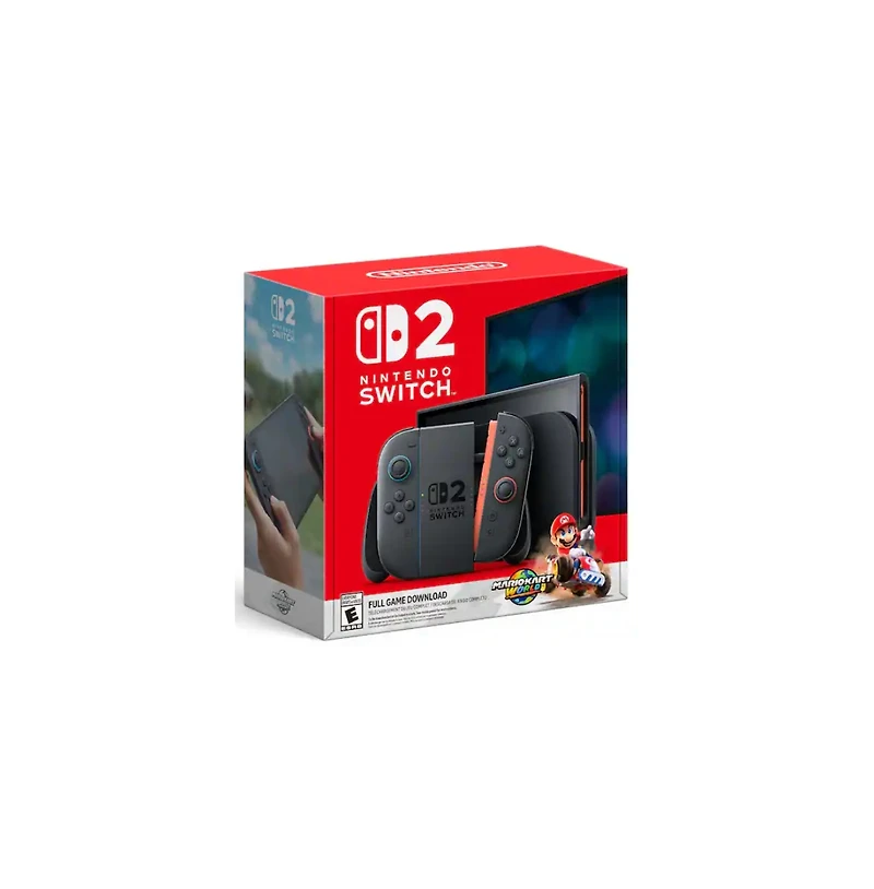Nintendo Switch 2 Mario Kart World Bundle With Accessories & Pokemon Z-a Game