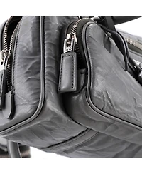 Pre-Owned Prada Re-Edition 2001 Top Handle Shoulder Bag Nappa Antique