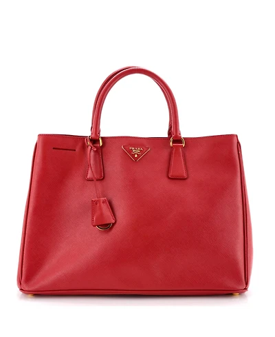 Pre-Owned Prada Large Lux Open Tote Saffiano Leather