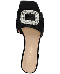Journee Collection Women's Flavia Slip-On Embellished Sandals