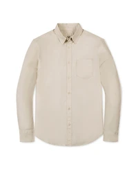 Hope & Henry Men's and Long Sleeve Solid Linen Shirt
