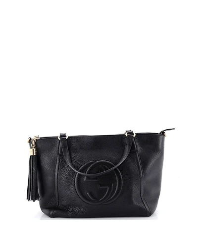 Pre-Owned Gucci Small Soho Convertible Top Handle Bag Leather