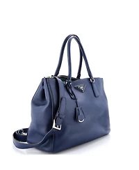 Pre-Owned Prada Medium Galleria Double Zip Tote Leather