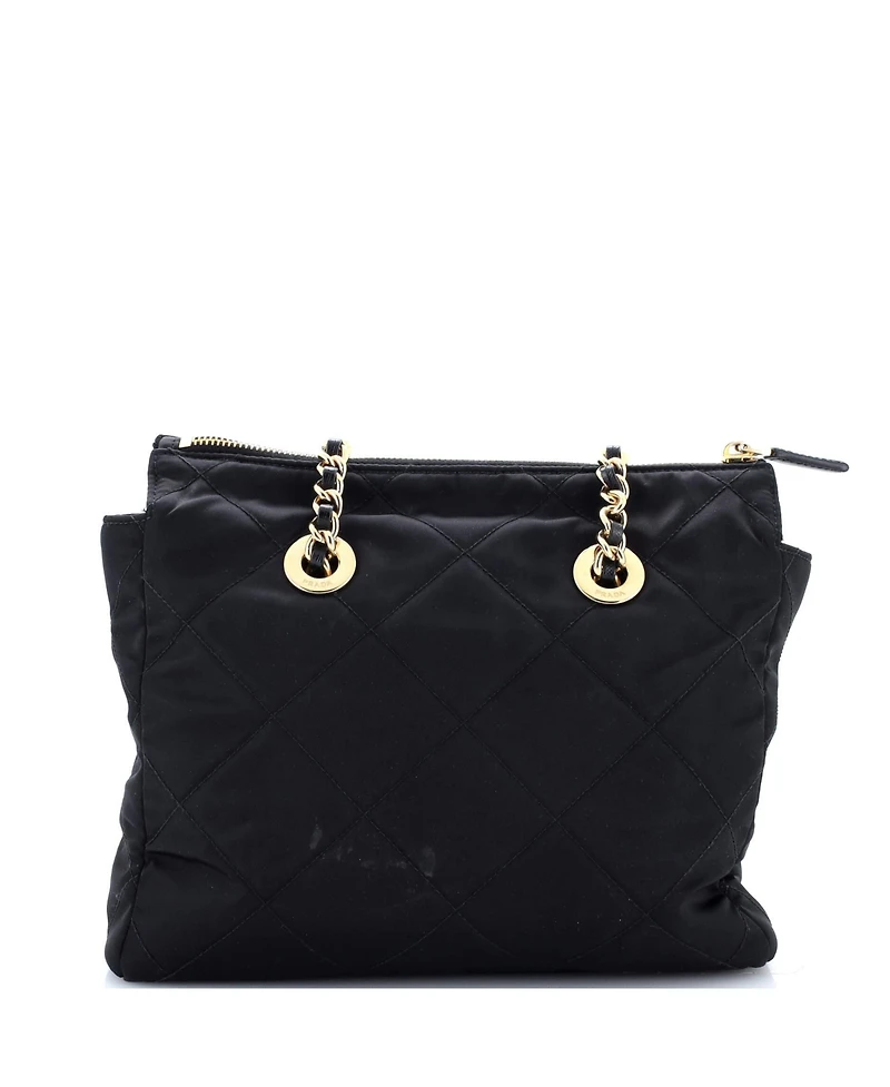 Pre-Owned Prada Re-Edition 1995 Chain Tote Quilted Re-Nylon