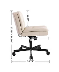 Rainsken 360° Swivel Home Office Desk Chair