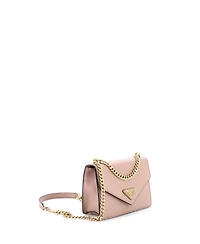 Pre-Owned Prada Small Envelope Flap Chain Shoulder bag Saffiano Leather