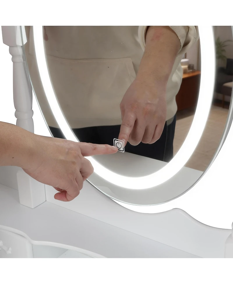 Rainsken Princess Vanity Desk Set