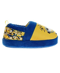 Illumination Toddler Minions Dual Slippers Kids' Cozy Warm Soft Plush Indoor Wear Fun Character Design SlipOn