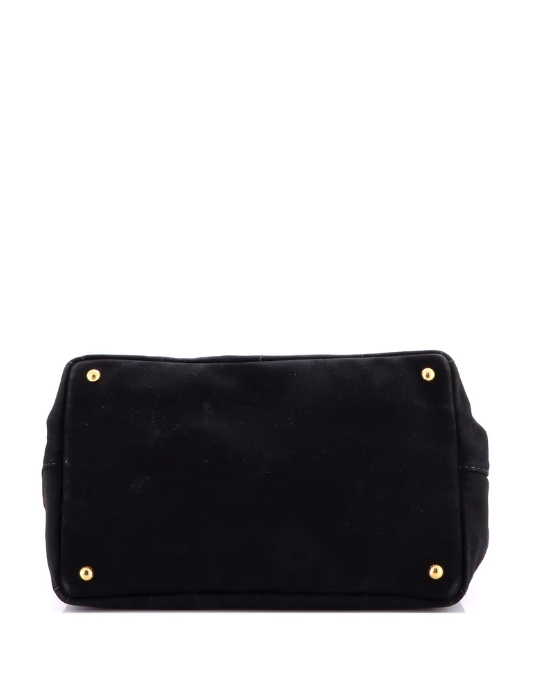 Pre-Owned Prada Medium Canapa Convertible Tote Canvas