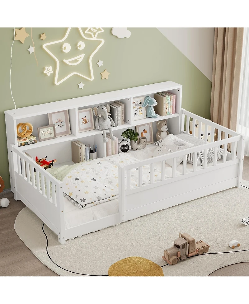 Rainsken Twin Size Montessori Floor Bed