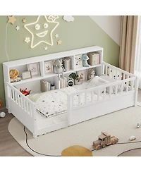 Rainsken Twin Size Montessori Floor Bed