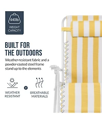 Best Choice Products Set of 2 Extra Wide Zero Gravity Lounge Chair Recliners w/ Cup Holder