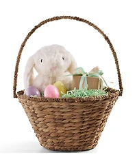 Best Choice Products Easter Basket, Small Woven Basket for Kids w/ Collapsible Handle, Tapered Shape
