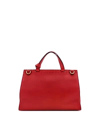 Pre-Owned Gucci Small Gg Marmont Top Handle Bag Leather