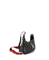 Pre-Owned Gucci Small Jackie 1961 Hobo Gg Denim