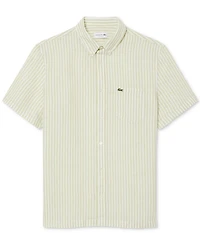 Lacoste Men's Regular-Fit Linen Shirt